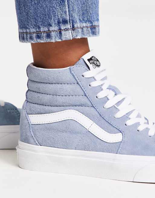 Heel vijver Toevlucht Vans - SK8-Hi - Sneakers van suède in lichtblauw | ASOS