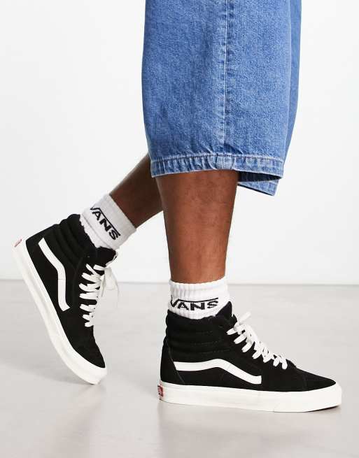 Vans - SK8-Hi - Sorte sneakers  