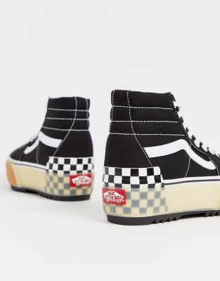 vans sk8 hi stacked asos