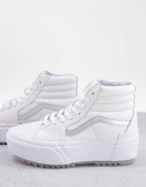 Vans – SK8-Hi Stacked – Sneaker in Weiß 