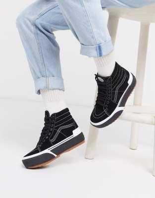 vans stacked sk8 hi