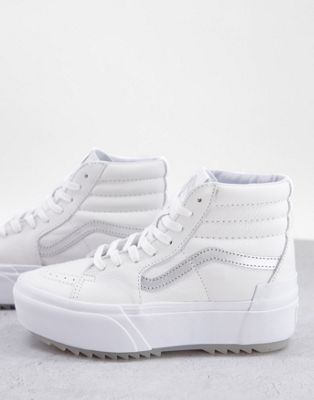 Vans SK8-Hi Stacked trainers in white