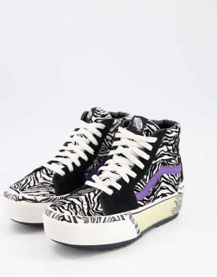 vans zebra stacked