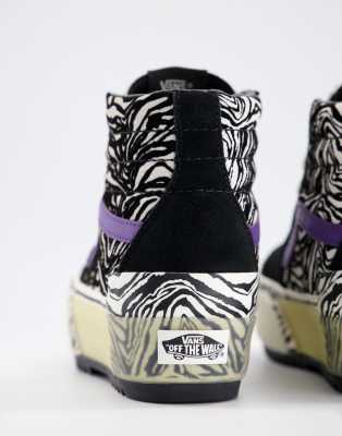 zebra vans high top