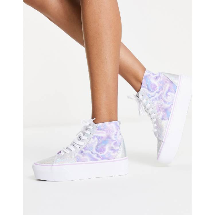 Holographic vans high on sale tops