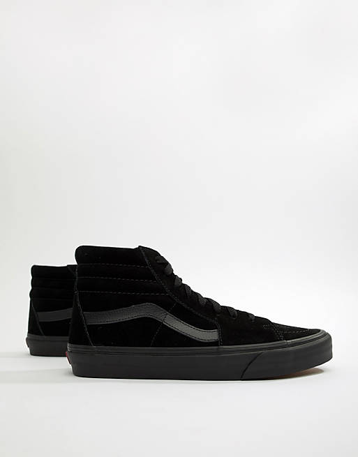 Vans Sk8-Hi suede sneakers in black vd5ibka |