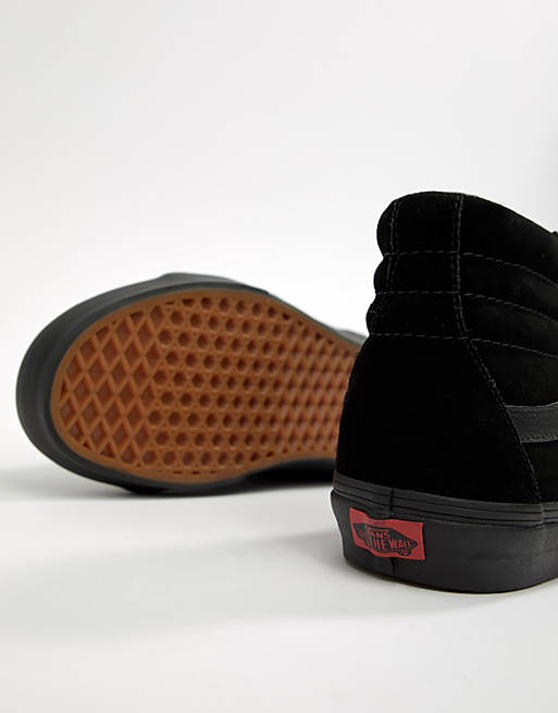 Vans Sk8-Hi suede sneakers in black vd5ibka |