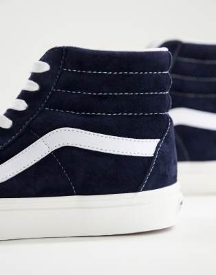 vans high cut blue