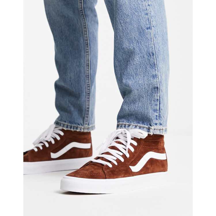 Vans skate hi clearance brown