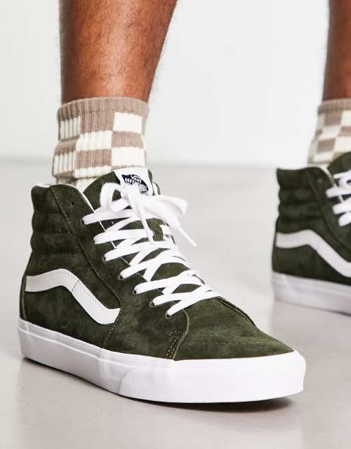 New sk8-hi suede darkest spruceused to hate the color green