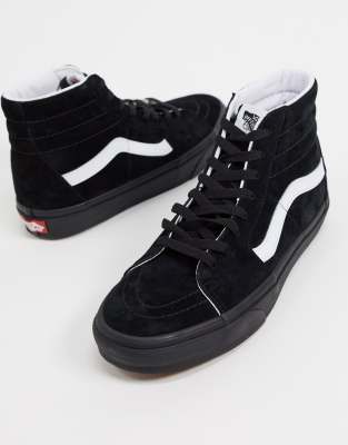 vans sk8 hi suede black