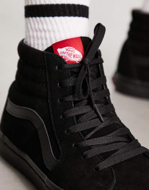 Vans high all on sale black