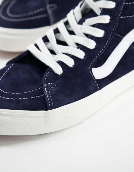 Vans sk8 hi dark on sale blue