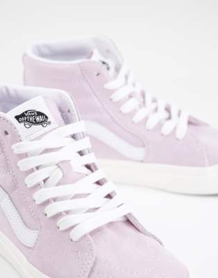 pink vans hi tops