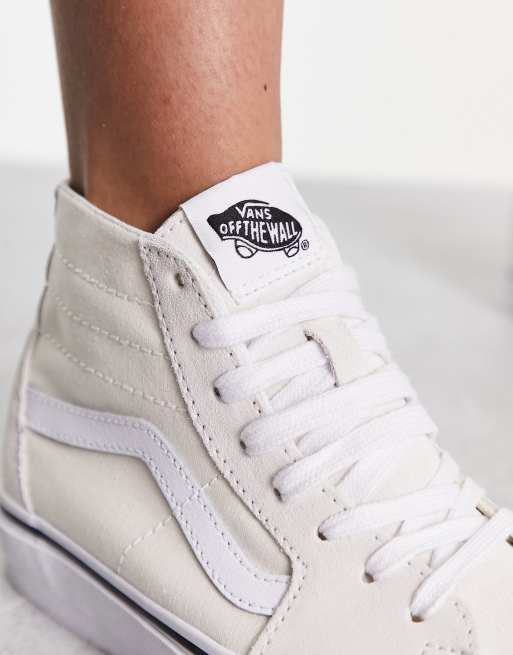 How to clean hot sale white vans sk8 hi