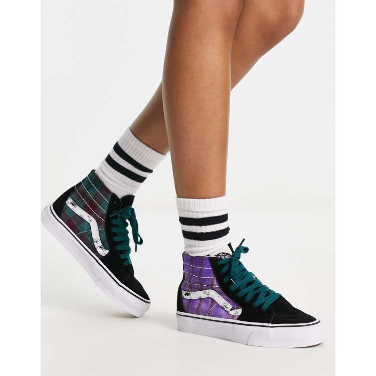 Vans sk8 shop hi womens purple