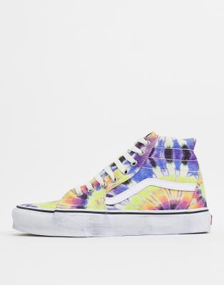 vans high top tie dye