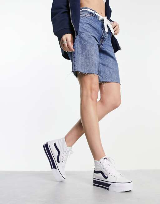 Vans hi shop tops with shorts