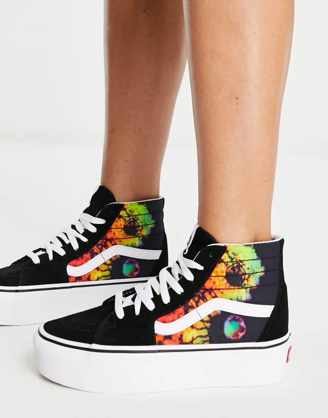 Vans SK8-Hi Tapered Stackform tie dye sneakers in multi