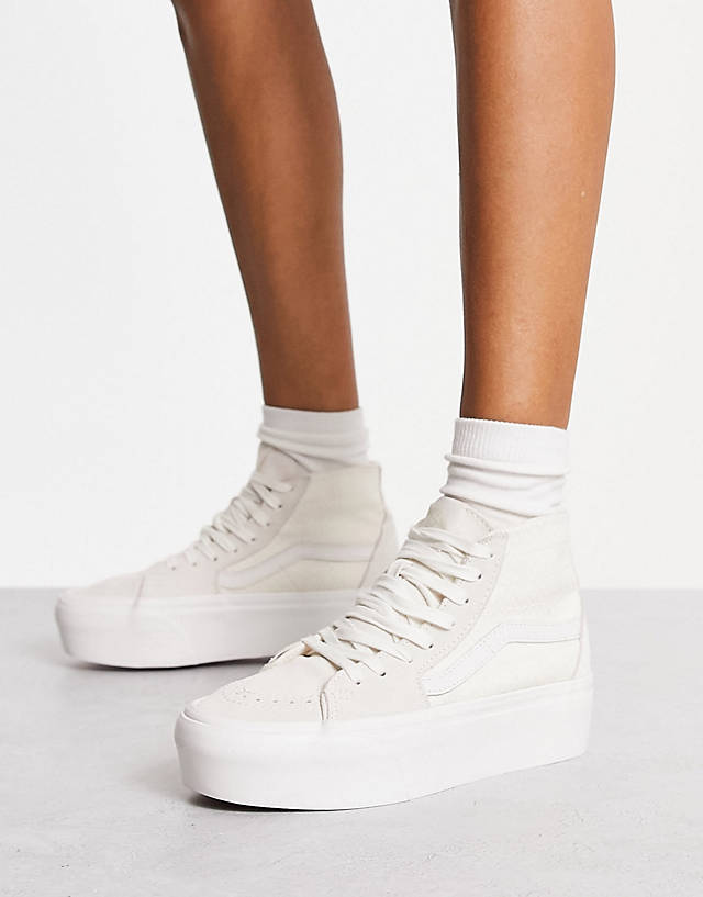 Vans - sk8-hi tapered stackform trainers with knitted upper