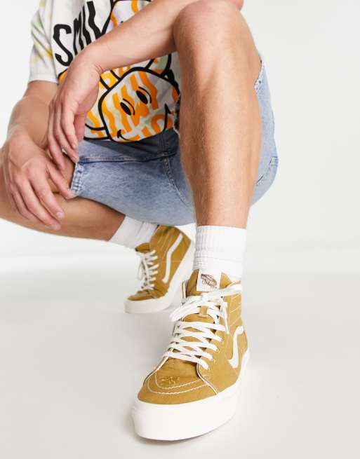 High top hotsell vans mustard