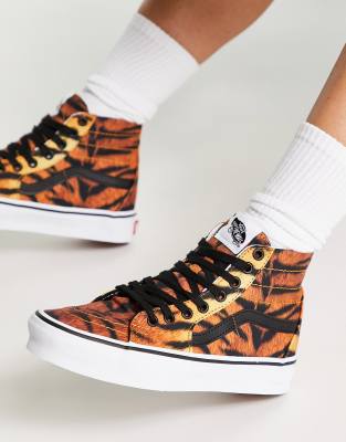 vans high top tiger
