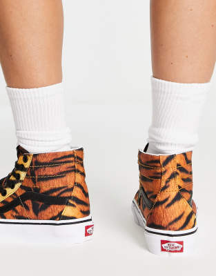 vans high top tiger