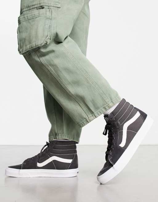 Gray vans shop sk8 hi