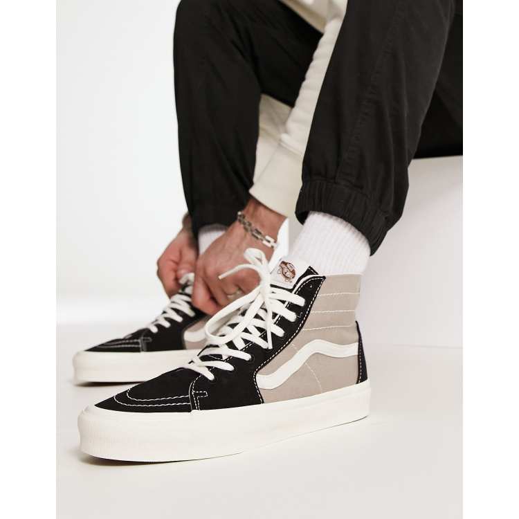 Vans SK8-Hi Theory Tapered in black and beige | ASOS