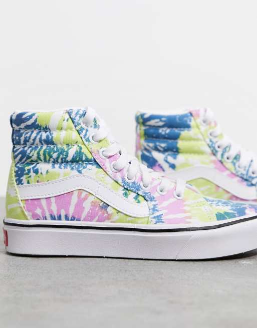 Vans high top tie hot sale dye