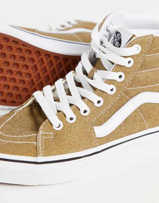 Vans mid top clearance beige