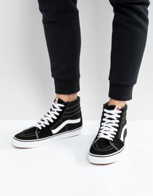 vans sk8 hi with joggers