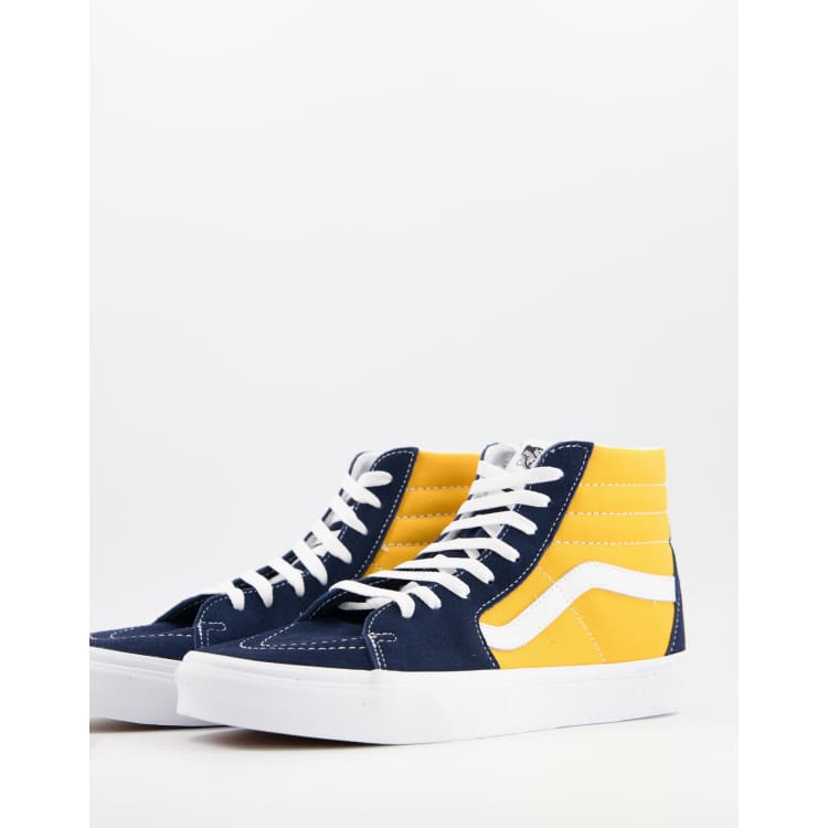 Vans blue best sale red yellow