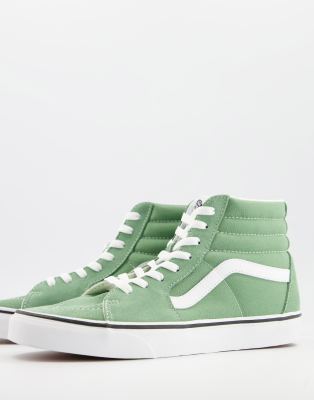 Lime green shop vans high tops