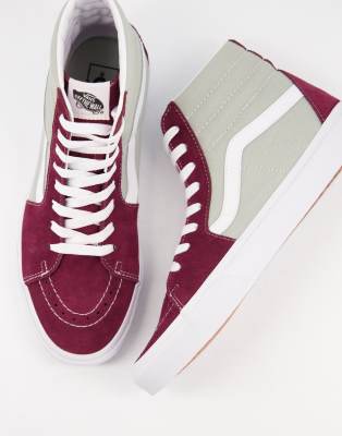 vans sk8 maroon