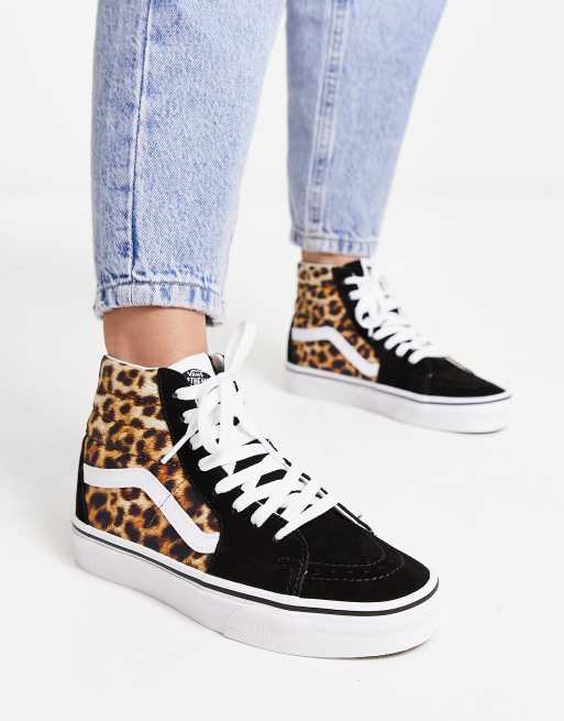 ZuidAmerika bloemblad laat staan Vans SK8-Hi trainers in leopard print | ASOS