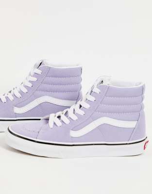 Light purple 2025 high top vans