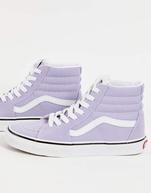 Vans SK8 Hi trainers in lilac