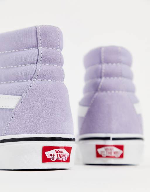 Light purple clearance vans high tops