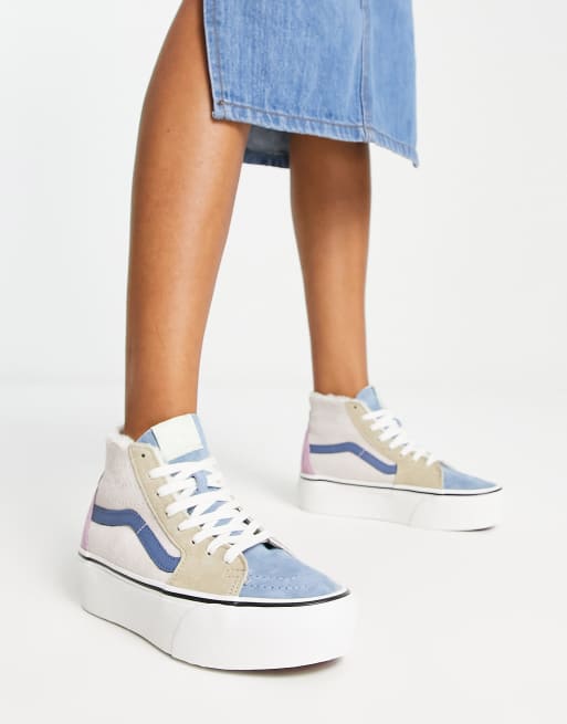 Color block store vans high top