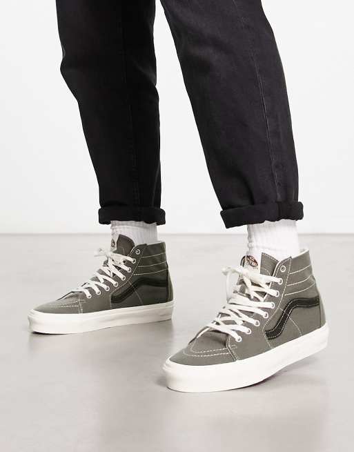 Vans SK8-Hi trainers in theory charcoal 