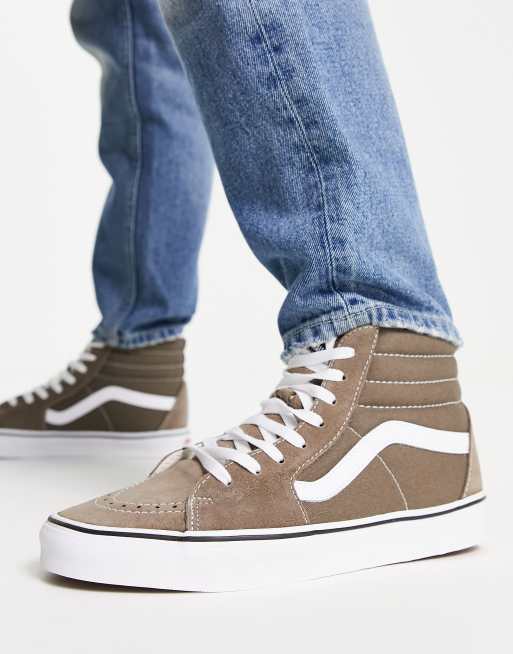 Brown high deals top vans