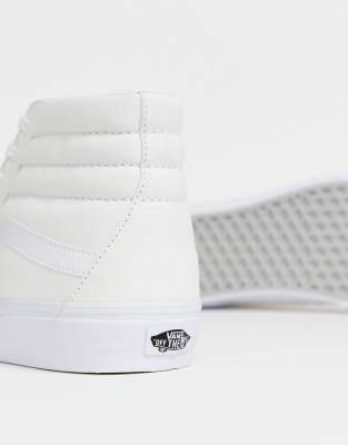 vans white hi