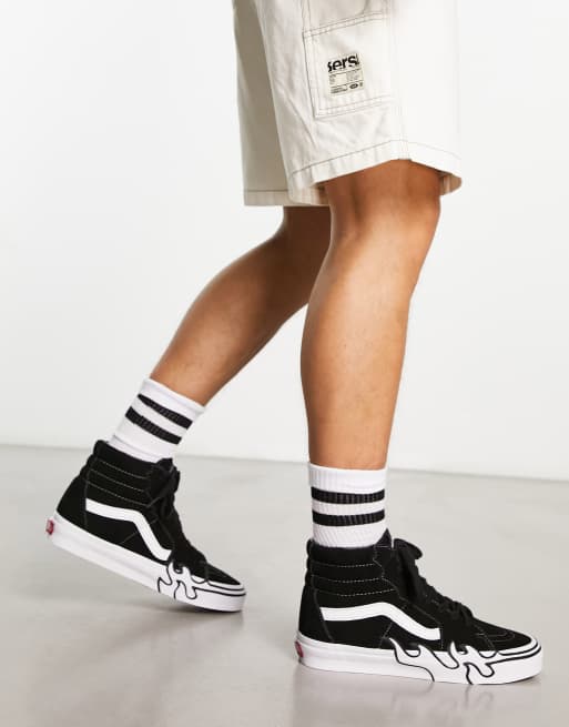 Vans skate cheap hi with shorts