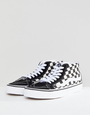 vans high karriert