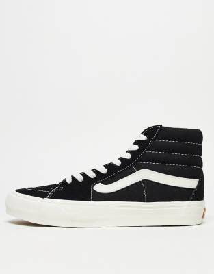 Vans - SK8-Hi VR3 - Knöchelhohe Unisex-Sneaker aus Premium-Material in Schwarz und Weiß
