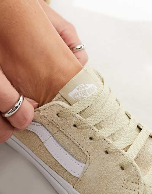 Tan high top vans online