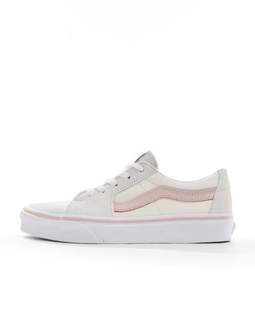 Pink and white grey and hot sale teal vans