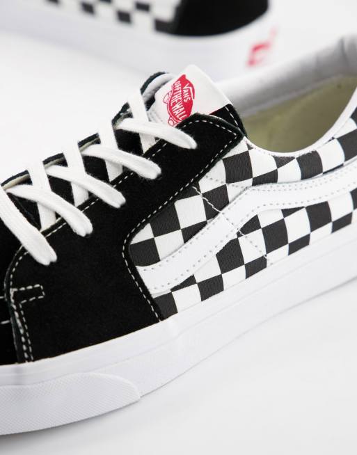 Men's shoes Vans Vault OG Old Skool LX (Suede/ Canvas) Black/ Classic  White/ Checker Board