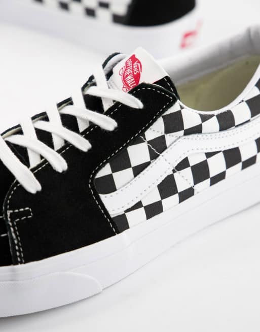 Small checkerboard pattern on sale vans